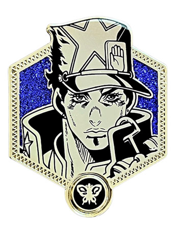 JoJo's Bizarre Adventure Golden Series Jotaro Kujo (Stone Ocean) Enamel Pin Gallery Image 2