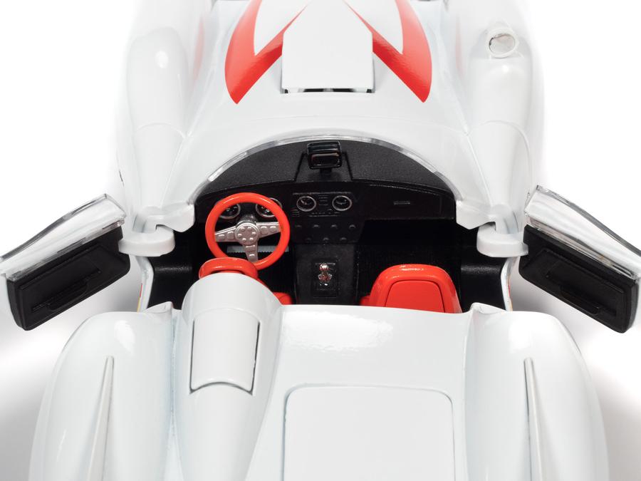 Speed Racer Mach 5 1/18 Scale Die-Cast Replica with Chim-Chim and