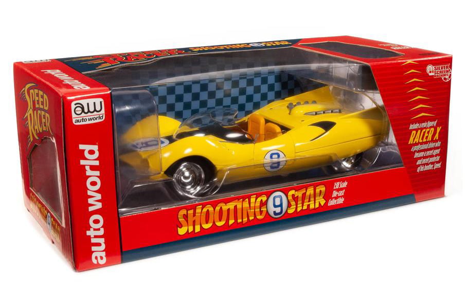 Speed Racer Shooting Star 1/18 Scale Die-Cast Replica with Racer X