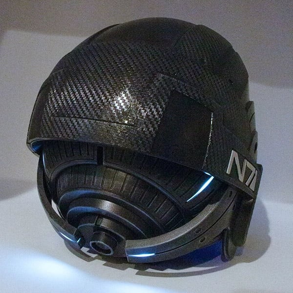 Mass Effect N7 Helmet (Andromeda Variant) 1:1 Scale Wearable Helmet Gallery Image 11