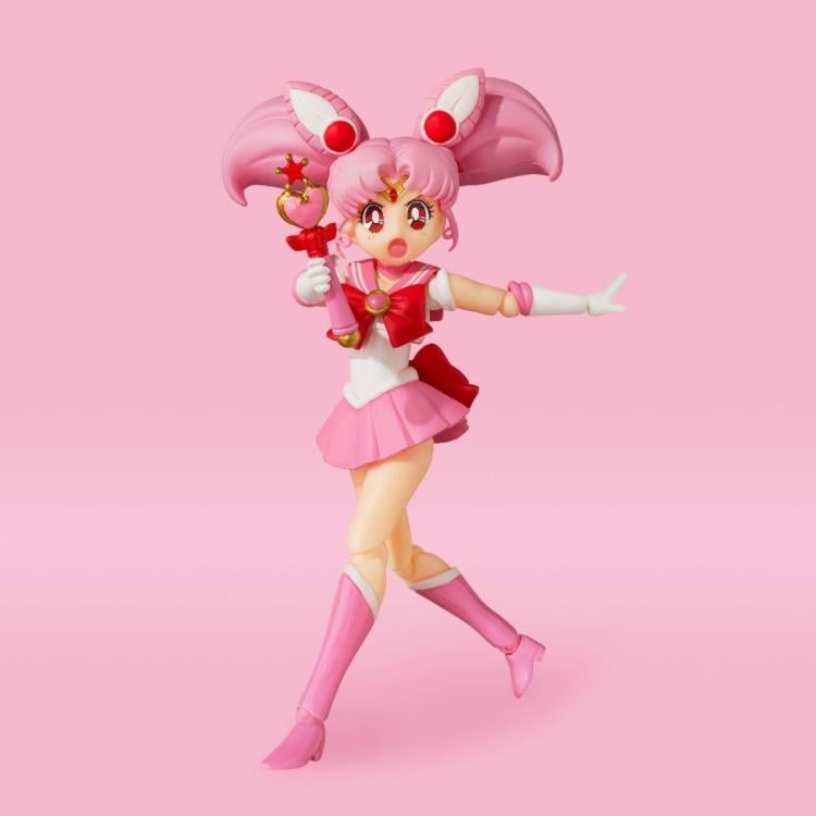 Sailor Moon S.H.Figuarts Sailor Chibi Moon (Animation Color Edition) Action Figure Gallery Image 7