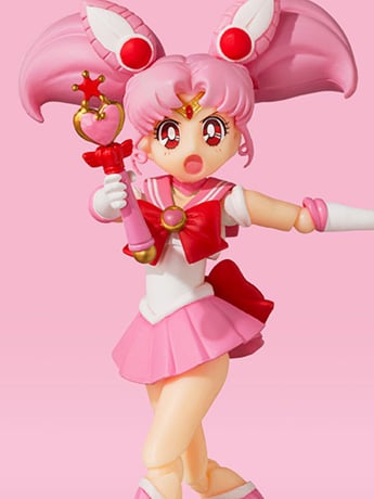 Sailor Moon S.H.Figuarts Sailor Chibi Moon (Animation Color Edition) Action Figure Gallery Image 2