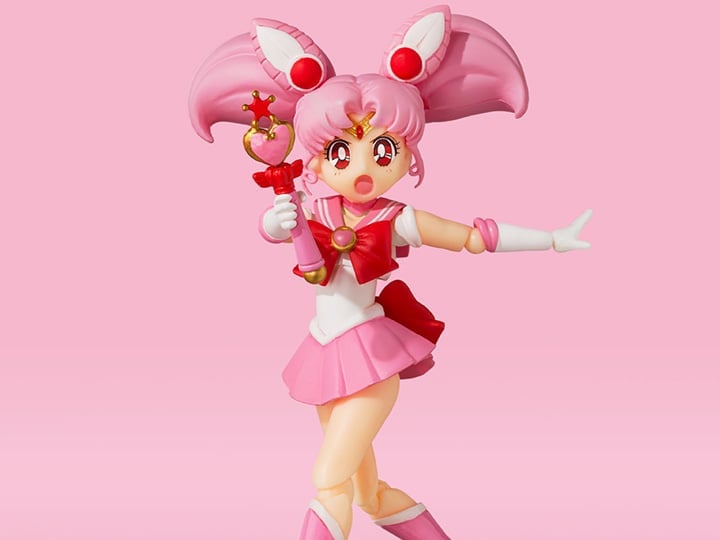 Sailor Moon S.H.Figuarts Sailor Chibi Moon (Animation Color Edition) Action Figure Gallery Image 1