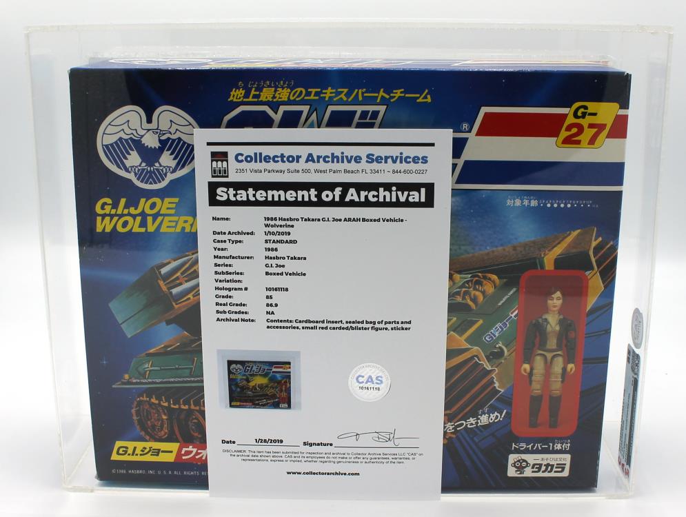G.I. Joe: The Greatest Expert Team on Earth 1986 G-27 Wolverine (CAS Grade 85Q) Gallery Image 6