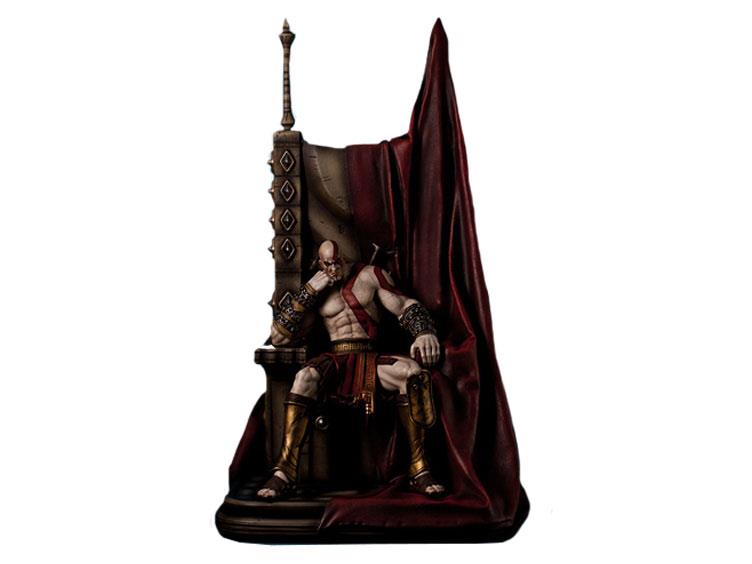 1/4 Scale Kratos on Throne Statue Gallery Image 1