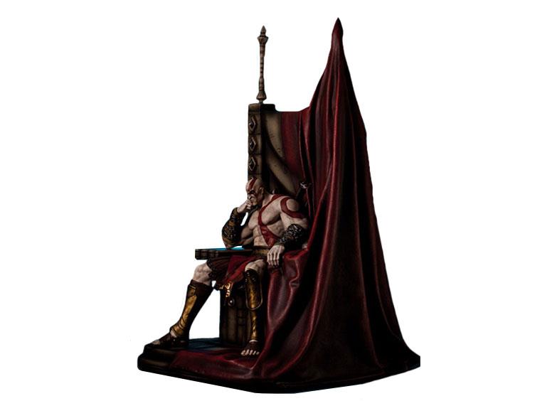 1/4 Scale Kratos on Throne Statue Gallery Image 3