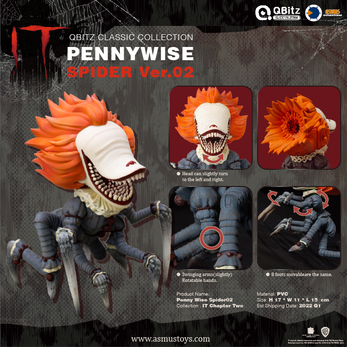 IT Chapter Two QBitz Pennywise Spider (Ver. 2) Gallery Image 12