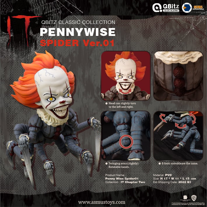 IT Chapter Two QBitz Pennywise Spider (Ver. 1) Gallery Image 13