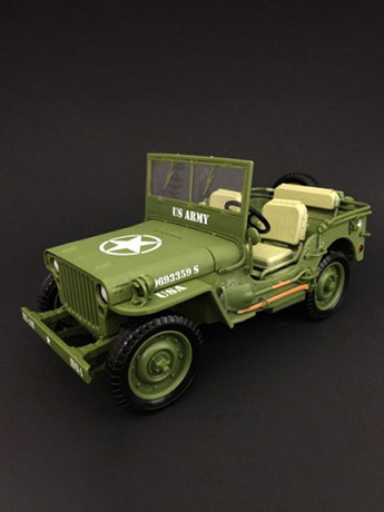US Army Vehicle (Green) 1/18 Scale Die-Cast Replica Gallery Image 2