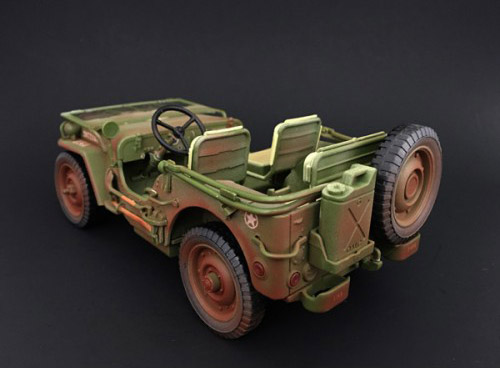US Army Military Police Vehicle (Weathered Green) 1/18 Scale Die-Cast Replica Gallery Image 4