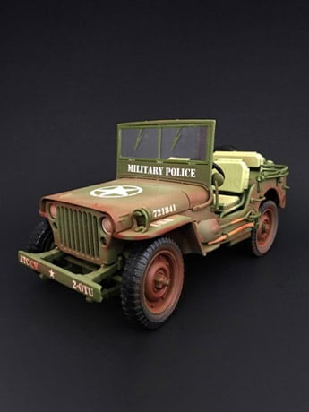 US Army Military Police Vehicle (Weathered Green) 1/18 Scale Die-Cast Replica Gallery Image 2