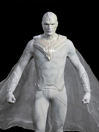 WandaVision Legacy Replica White Vision 1/4 Scale Limited Edition Statue Gallery Image 2