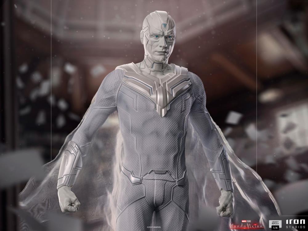 WandaVision Legacy Replica White Vision 1/4 Scale Limited Edition Statue Gallery Image 12
