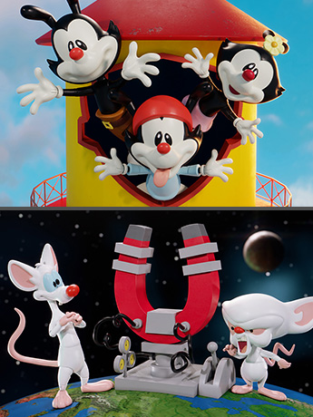 Animaniacs ULTIMATES! Wave 1 Set of 5 Action Figures
