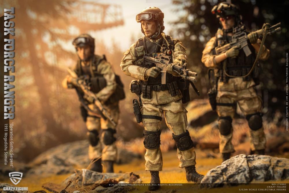 US Military 75th Rangers & Delta Special Force 1/12 Scale Figure Set Gallery Image 15