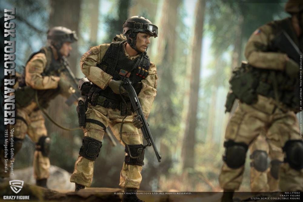US Military 75th Rangers & Delta Special Force 1/12 Scale Figure Set Gallery Image 8