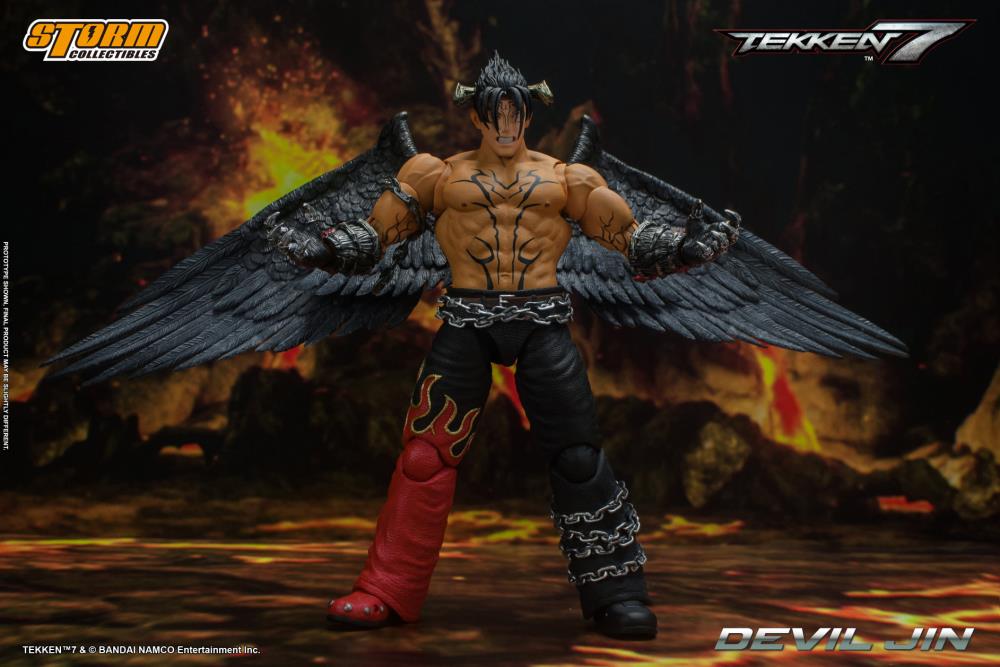 Tekken 7 Devil Jin 1/12 Scale Action Figure Gallery Image 9