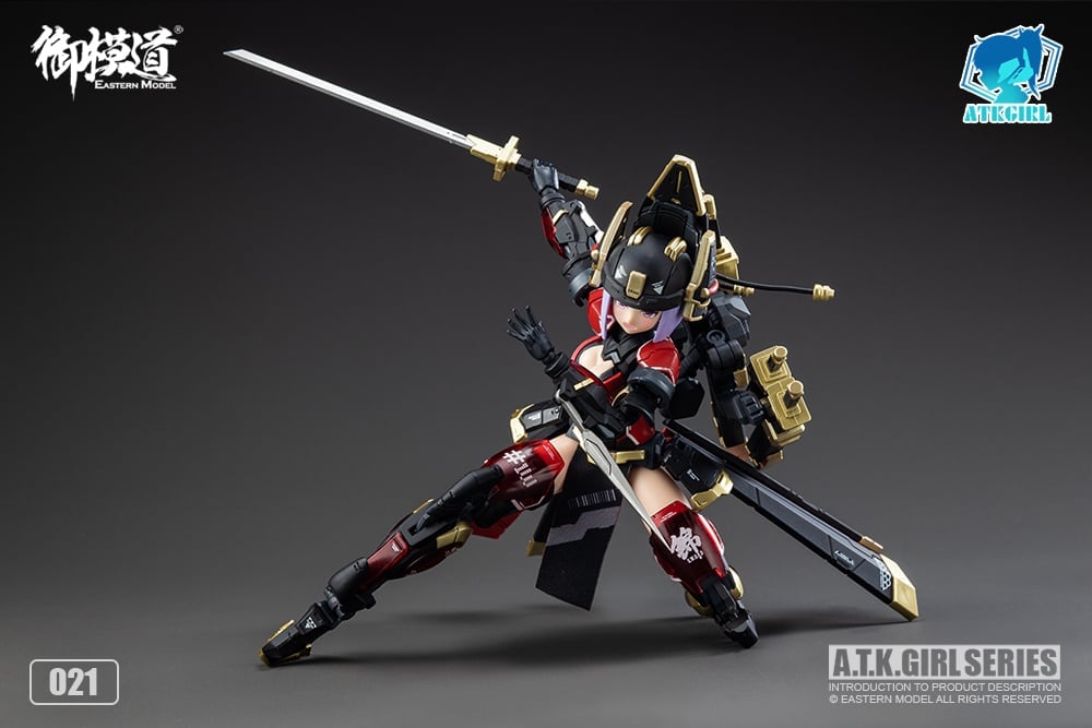 A.T.K. Girl Brocade-Clad Elite Guard (Jinyi Wei JW021) 1/12 Scale Model Kit Gallery Image 21
