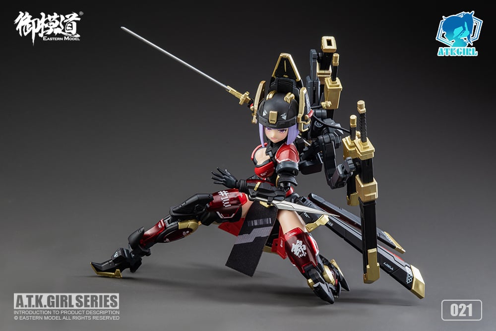 A.T.K. Girl Brocade-Clad Elite Guard (Jinyi Wei JW021) 1/12 Scale Model Kit Gallery Image 24