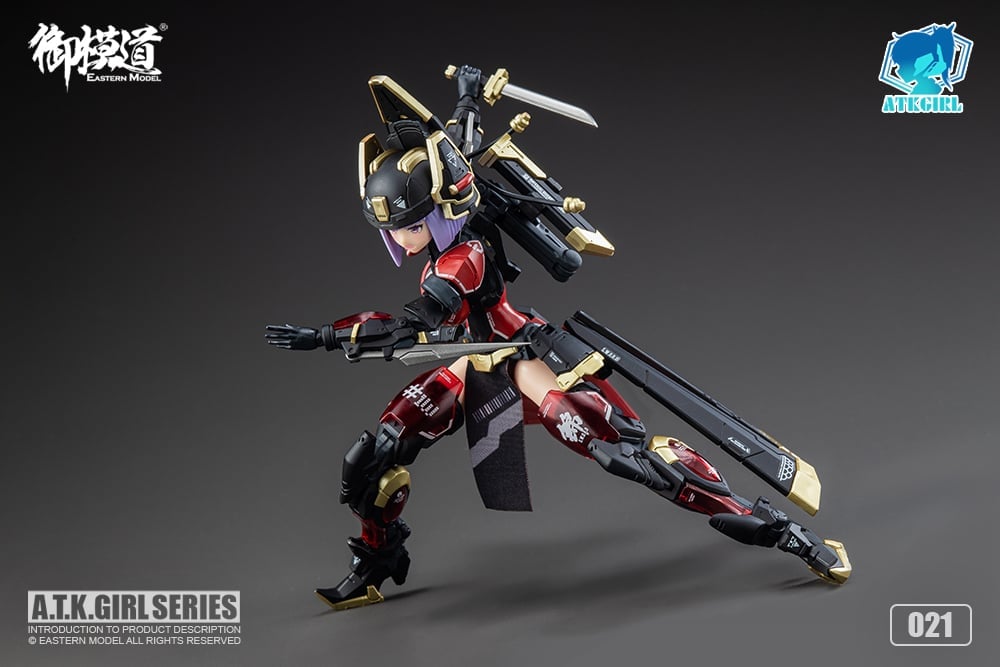 A.T.K. Girl Brocade-Clad Elite Guard (Jinyi Wei JW021) 1/12 Scale Model Kit Gallery Image 23
