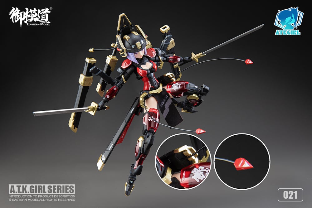 A.T.K. Girl Brocade-Clad Elite Guard (Jinyi Wei JW021) 1/12 Scale Model Kit Gallery Image 20