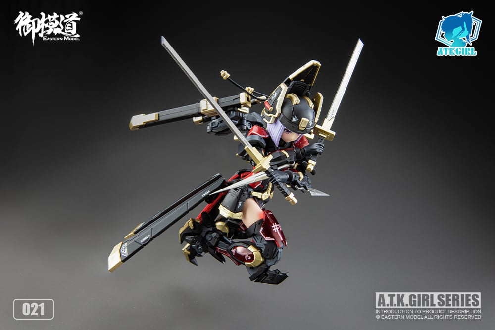 A.T.K. Girl Brocade-Clad Elite Guard (Jinyi Wei JW021) 1/12 Scale Model Kit Gallery Image 22