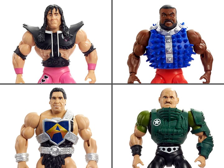 WWE x Masters of the Universe Wave 7 Set of 4 Figures Gallery Image 1