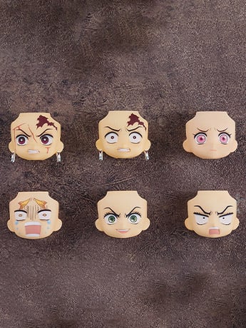 Demon Slayer: Kimetsu no Yaiba Nendoroid More: Face Swap Vol.1 Set of 6 Face Plates Gallery Image 2