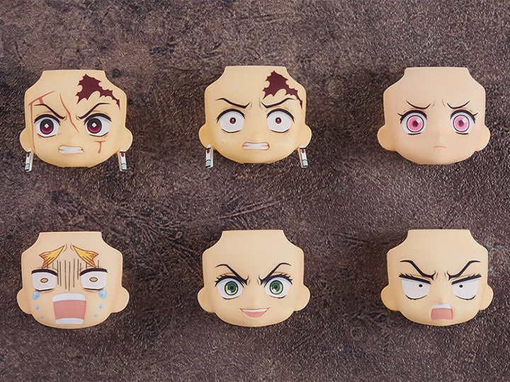Demon Slayer: Kimetsu no Yaiba Nendoroid More: Face Swap Vol.1 Set of 6 Face Plates Gallery Image 1