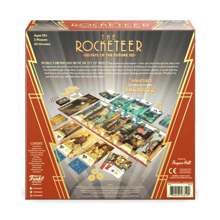 Disney The Rocketeer: Fate of the Future Strategy Board Game Gallery Image 7