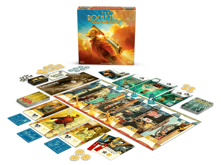 Disney The Rocketeer: Fate of the Future Strategy Board Game Gallery Image 1