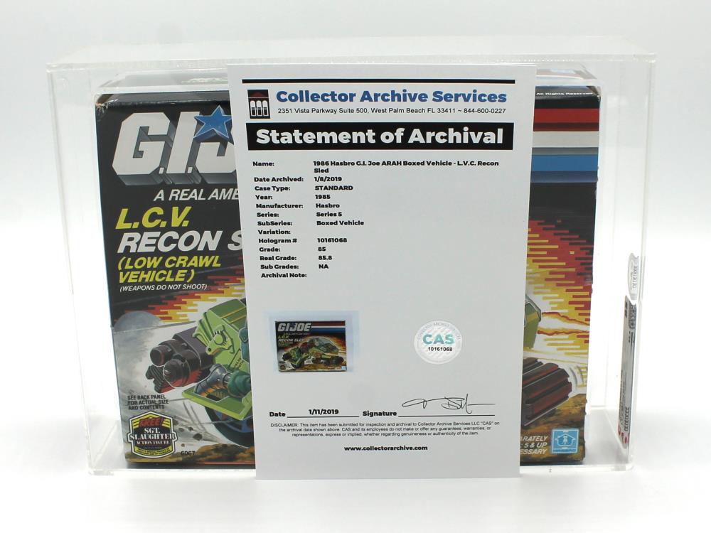G.I. Joe: A Real American Hero 1985 L.C.V. (Low Crawl Vehicle) Recon Sled (CAS Grade 85) Gallery Image 6