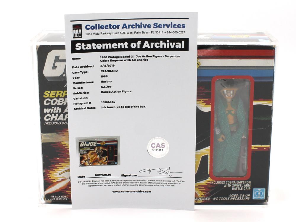 G.I. Joe: A Real American Hero 1985 Serpentor With Air Chariot (CAS Grade A) Gallery Image 5