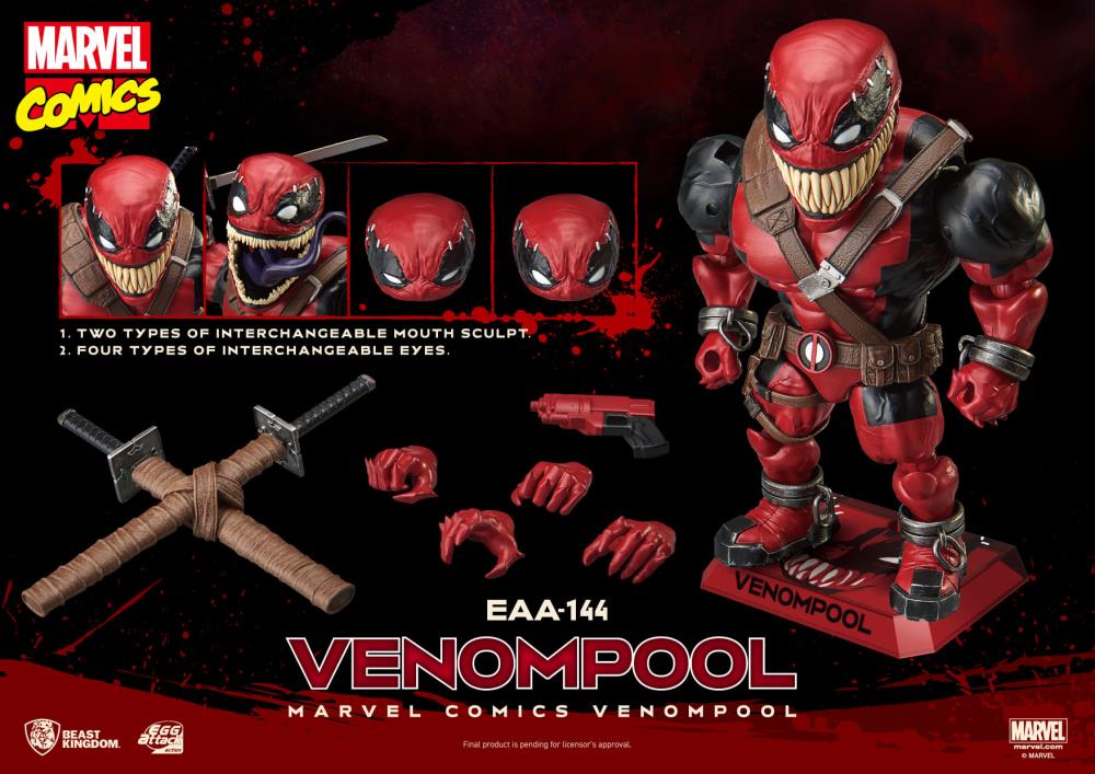 Marvel Comics Egg Attack Action EAA-144 Venompool Gallery Image 7