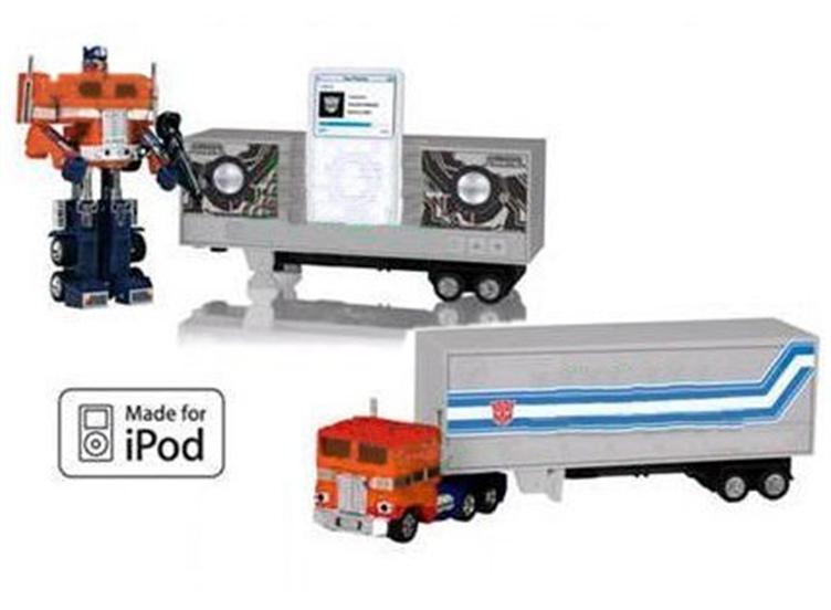 Music Label - G1 Optimus Prime / Convoy iPod Docking Bay with Speakers