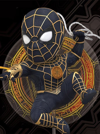 Spider-Man: No Way Home Egg Attack EA-041 Spider-Man Black & Gold Suit Gallery Image 2