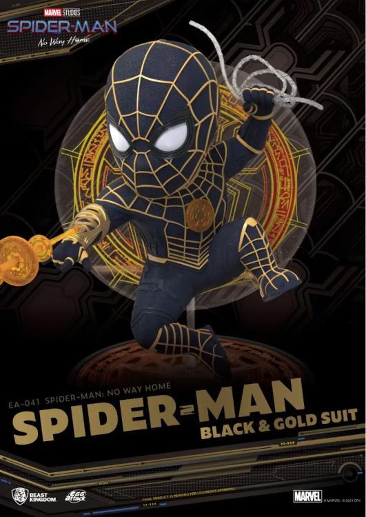 Spider-Man: No Way Home Egg Attack EA-041 Spider-Man Black & Gold Suit Gallery Image 3