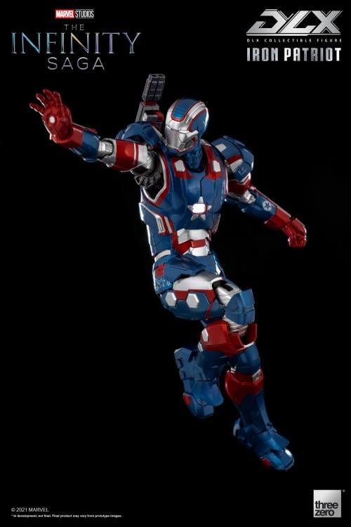 Avengers: Infinity Saga DLX Iron Patriot 1/12 Scale Action Figure Gallery Image 10
