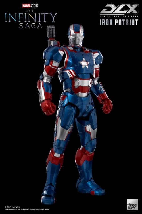Avengers: Infinity Saga DLX Iron Patriot 1/12 Scale Action Figure Gallery Image 6