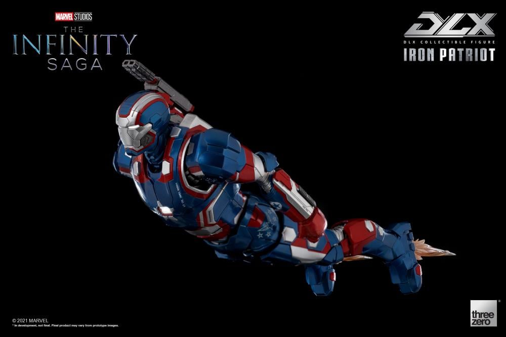 Avengers: Infinity Saga DLX Iron Patriot 1/12 Scale Action Figure Gallery Image 20