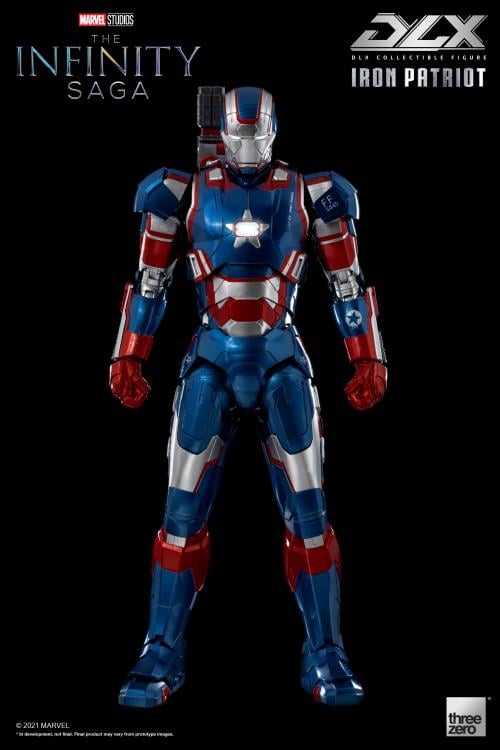 Avengers: Infinity Saga DLX Iron Patriot 1/12 Scale Action Figure Gallery Image 4