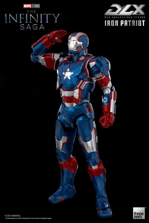 Avengers: Infinity Saga DLX Iron Patriot 1/12 Scale Action Figure Gallery Image 15