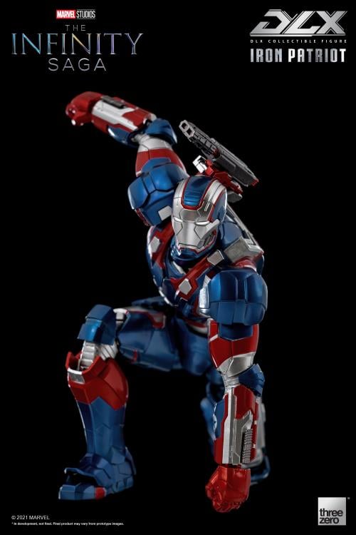 Avengers: Infinity Saga DLX Iron Patriot 1/12 Scale Action Figure Gallery Image 18