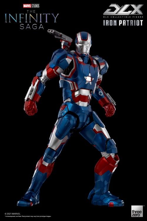 Avengers: Infinity Saga DLX Iron Patriot 1/12 Scale Action Figure Gallery Image 13