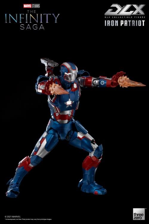Avengers: Infinity Saga DLX Iron Patriot 1/12 Scale Action Figure Gallery Image 8