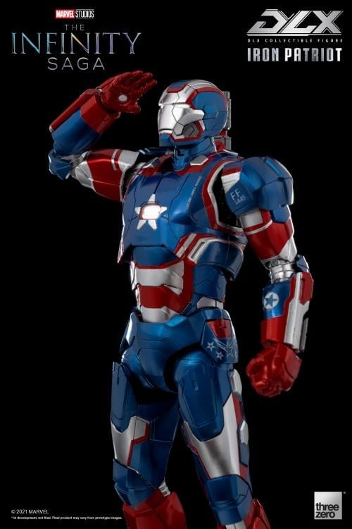 Avengers: Infinity Saga DLX Iron Patriot 1/12 Scale Action Figure Gallery Image 16