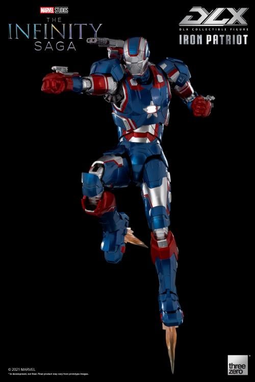 Avengers: Infinity Saga DLX Iron Patriot 1/12 Scale Action Figure Gallery Image 14