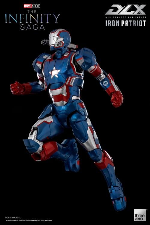 Avengers: Infinity Saga DLX Iron Patriot 1/12 Scale Action Figure Gallery Image 9