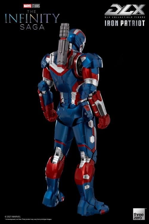 Avengers: Infinity Saga DLX Iron Patriot 1/12 Scale Action Figure Gallery Image 5