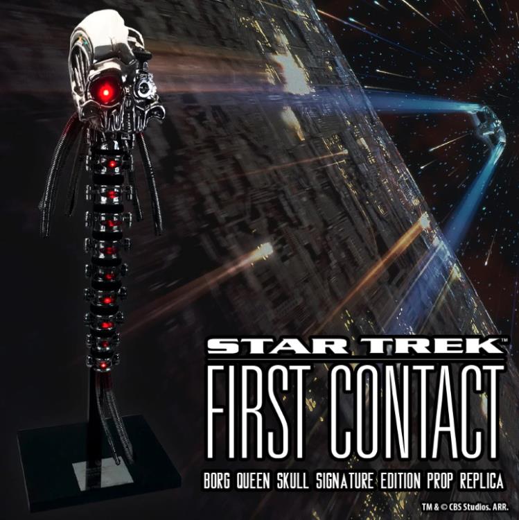 Star Trek: First Contact Borg Queen Skull Signature Edition Prop Replica Gallery Image 12